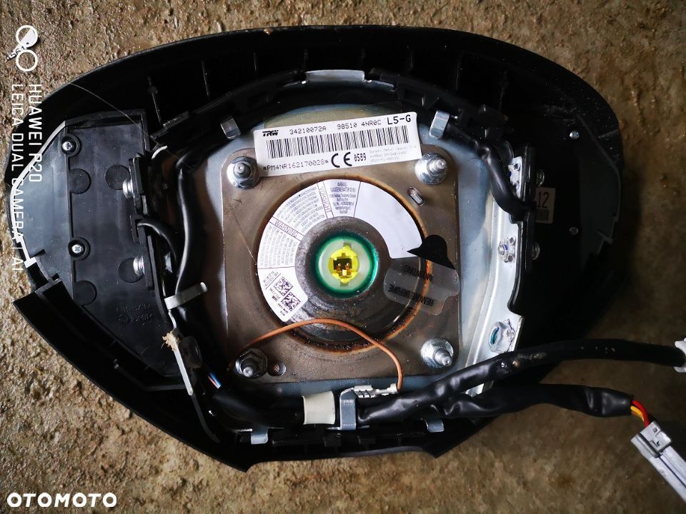 DESKA ROZDZIELCZA konsola kokpit pulpit poduszki airbag pasy KOMPLET ORYGINALNY NISSAN LEAF 2012 Gdynia - 11