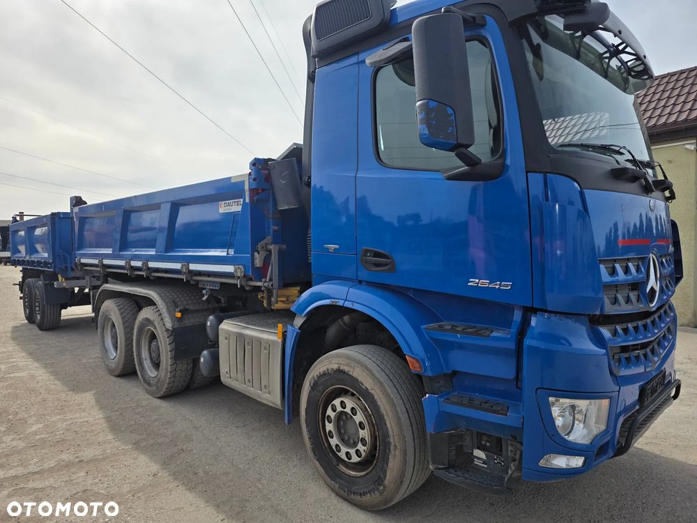 Mercedes-Benz Arocs 2645 6x4 Bordmatik Możliwość z Przyczepa Tandem Schmitz - 7