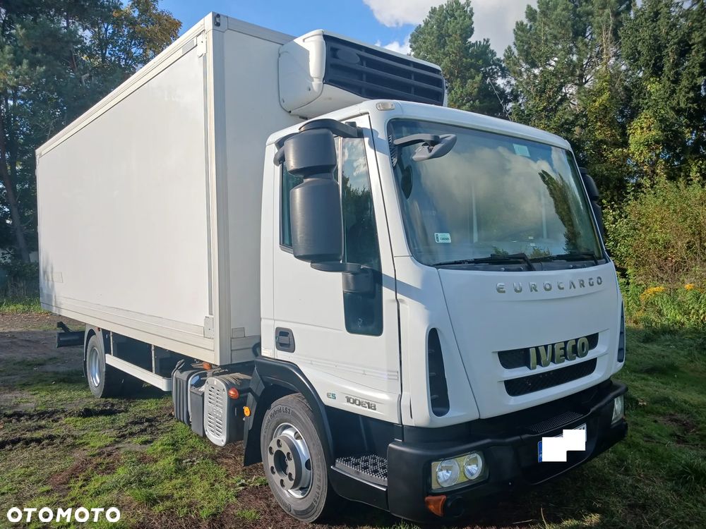 Iveco Eurocargo Izoterma 180KM 255 tyś Chłodnia Mroźnia 13r 100E18 Salon 230V KLIMA Agregat - 26