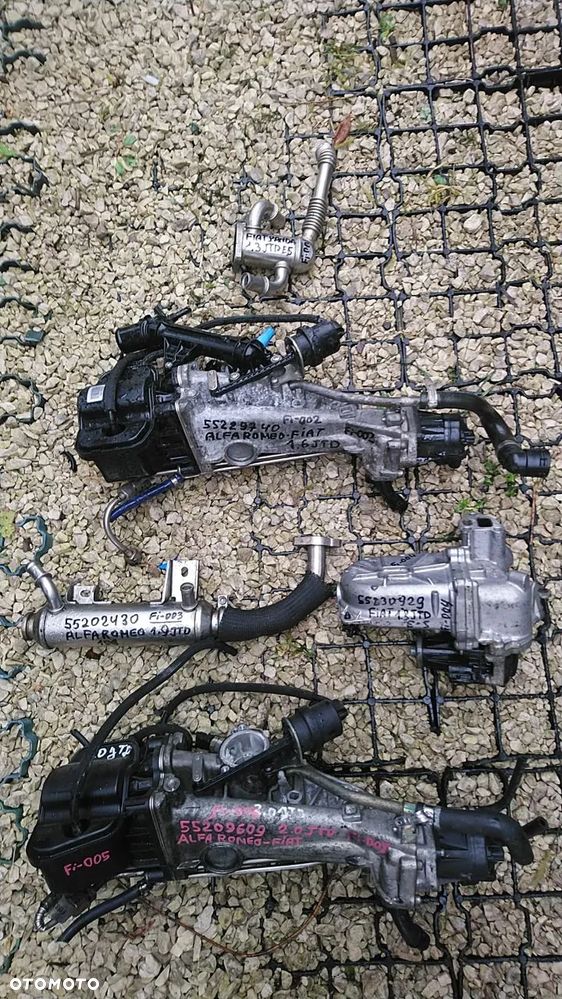 FIAT CHŁODNICA CHŁODNICZKA EGR RECYRKULACJI SPALIN - 1