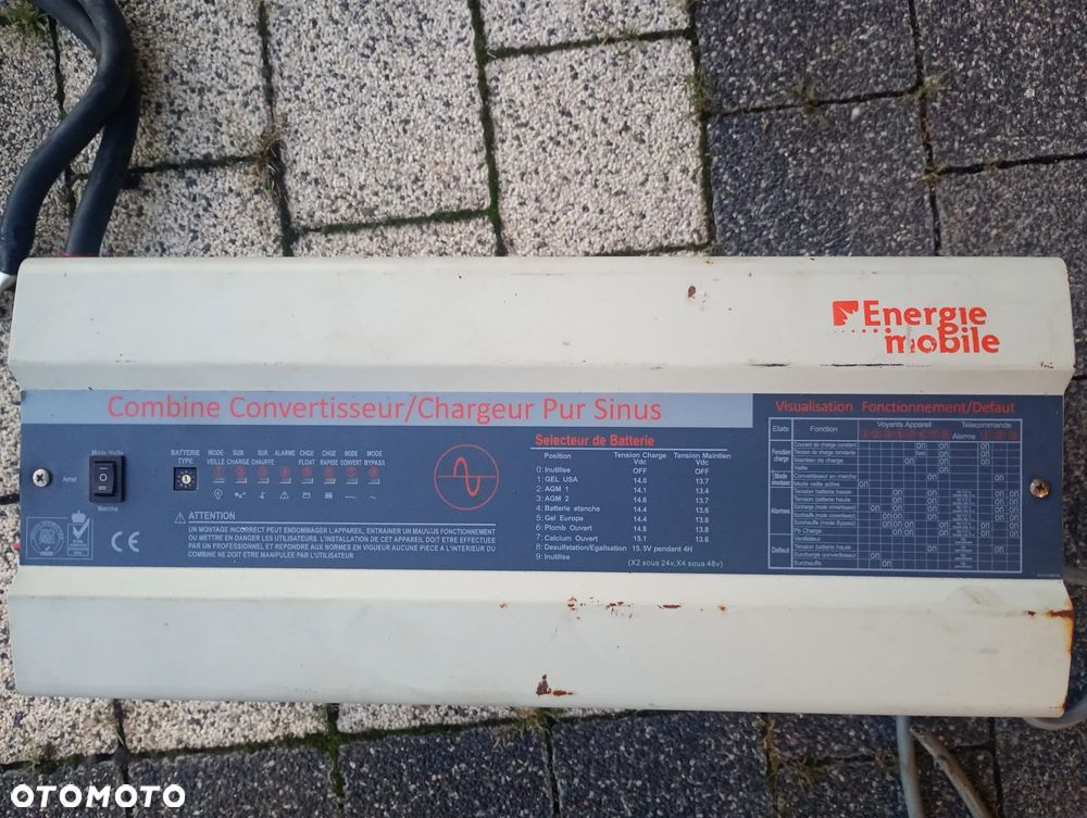 Przetwornica do  Kamperów Ładowarka 70 A Konwerterowa Falownik Sinusoidalny 2500VA - 8