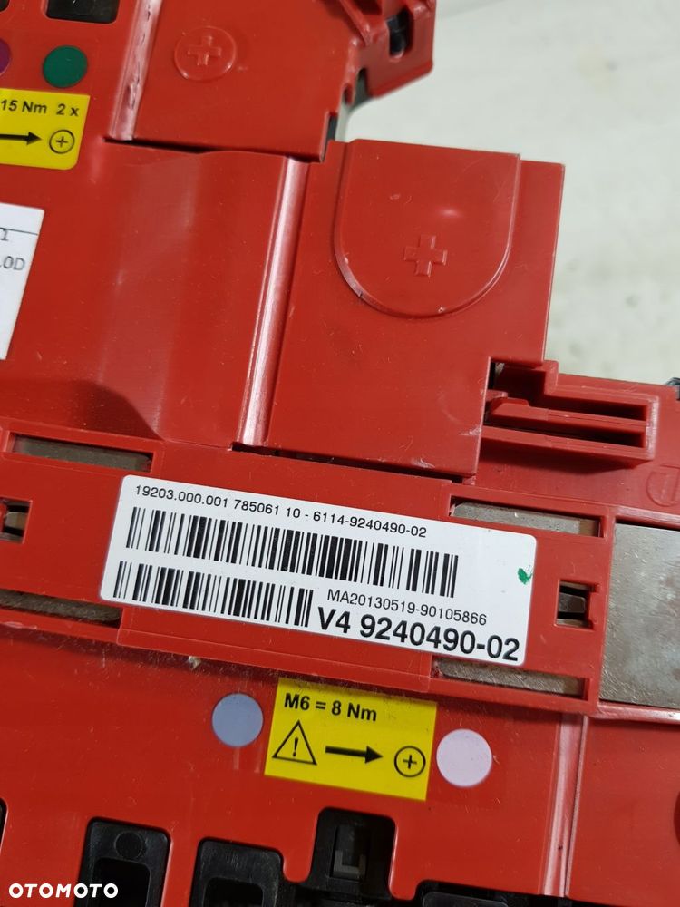 klema pirotechniczna plusowa 9240490 bmw seria 5 f10 f11 lift eur 2.0d n47 - 7