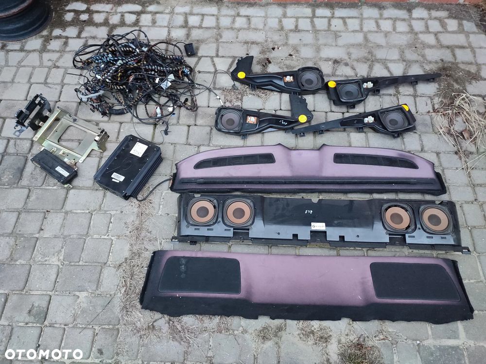 BMW E38 DSP Kompletne półka roleta wiązka wzmacniacz - 1