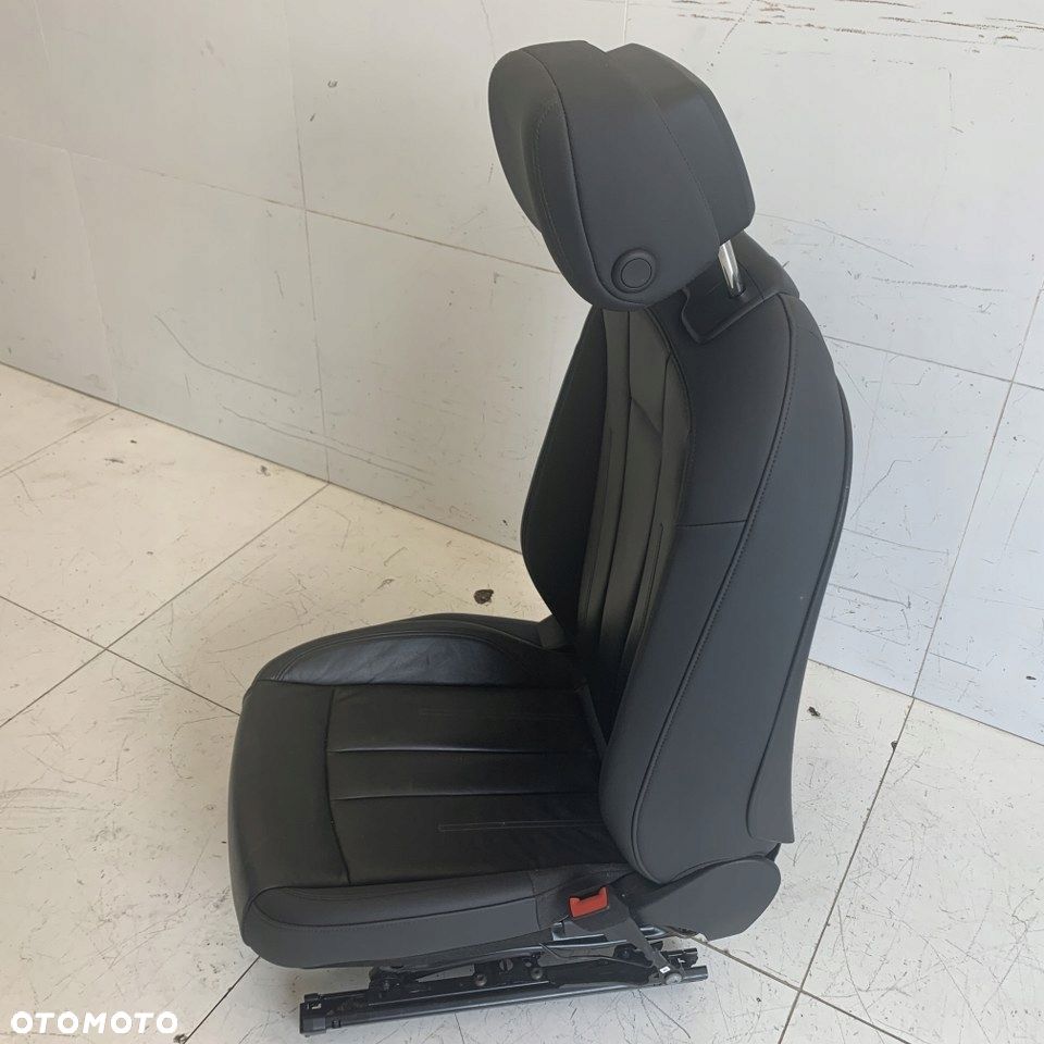 Siedzenie prawe przód SKÓRA fotel elektrycznie suwan AUDI A4 B9 8W LIFT 22r - 3