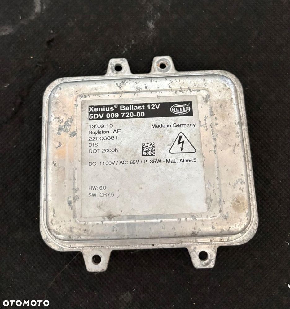 PRZETWORNICA XENON MODUŁ XENON OPEL INSIGNIA ASTRA J ORYGINAŁ BEZ BŁĘDU - 1