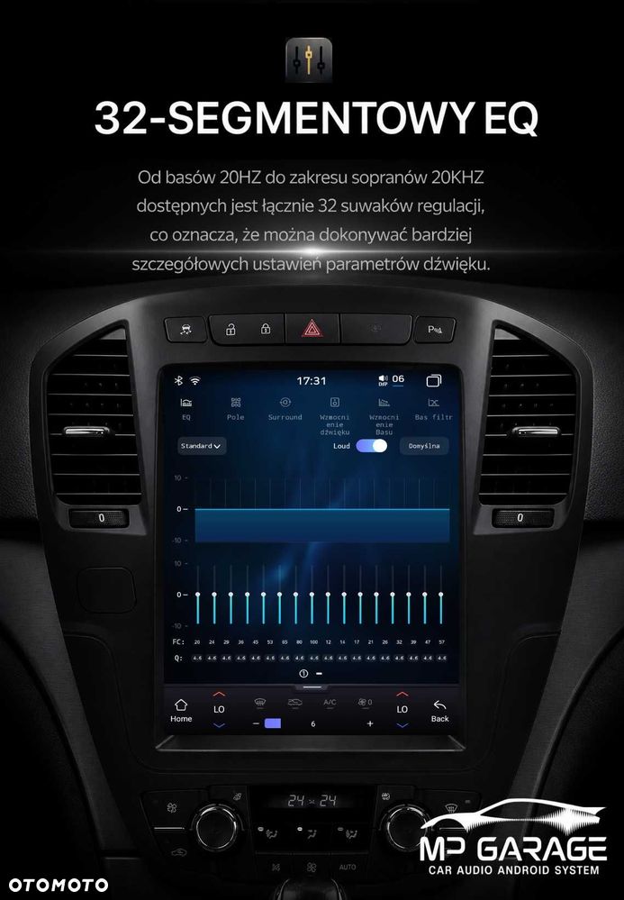 Opel Insignia Radio Android 14 Tesla Style CarPlay Android Auto 4G LTE GPS WiFi QLED DSP - 9