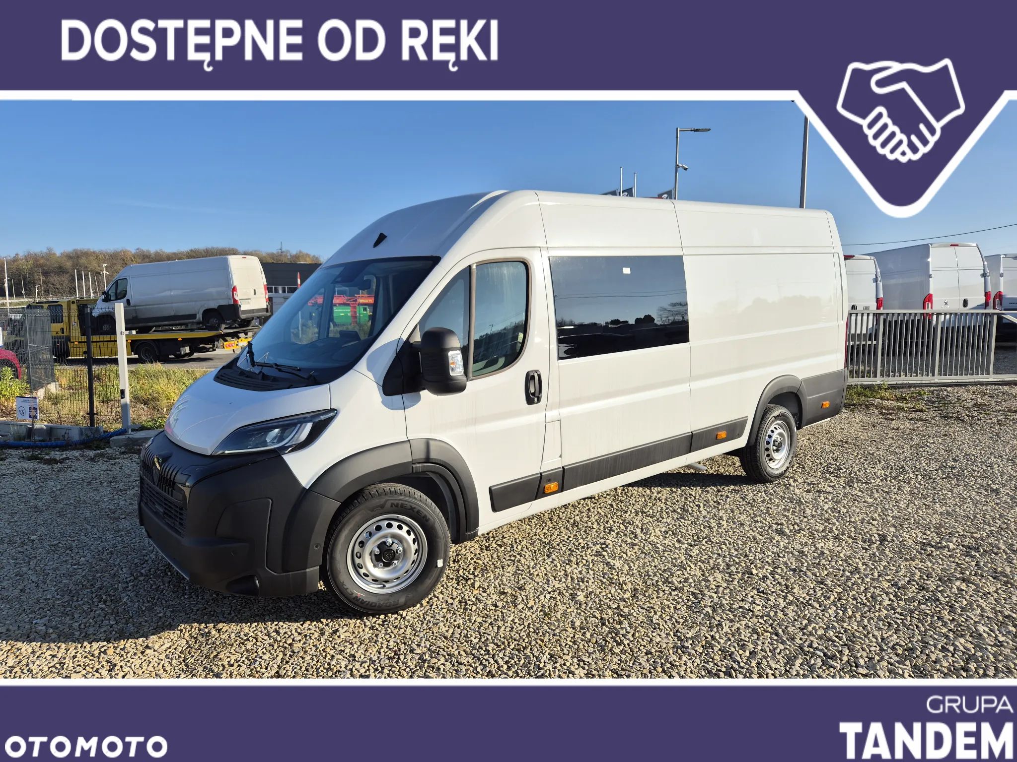Peugeot Boxer Furgon Brygadowy 7miejsc L4H2 2.2 H3-POWER 180KM !! OD RĘKI !! - 1