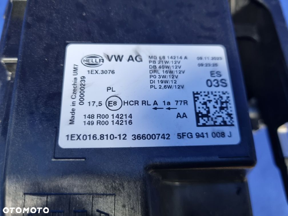 LAMPA przednia prawa CUPRA FORMENTOR Lift EUROPA 21-24 lewy przód oem - 8