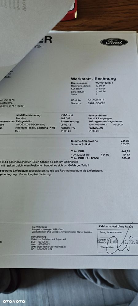 Ford Mondeo 2.0 EcoBoost Titanium - 25