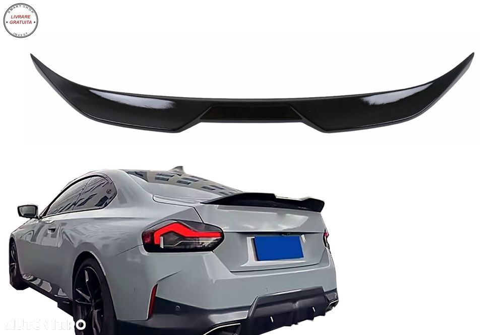 Eleron Portbagaj BMW Seria 2 G42 Coupé (2020-2024) Negru Lucios- livrare gratuita - 1
