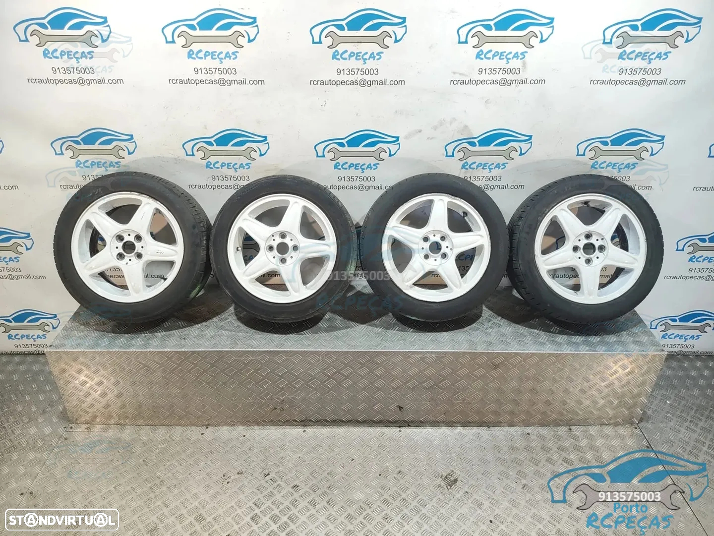 Conjunto Jantes 16" Mini - 6.5J | ET48 | 4x100 - Originais | Jante | 6769410 | 6769409 | 195 55 16 | 4 x 100 | 16 Polegadas | Original | R53 | R55 | R50 | R56 | R57 | R58 | R59 | R60 | Clubman | Cabrio | Roadster | Coupe - 8