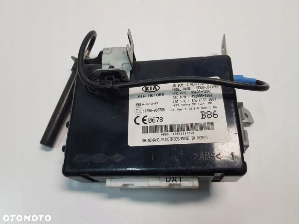 STEROWNIK MODUŁ BCM 95400-A2861 KIA CEED II - 1