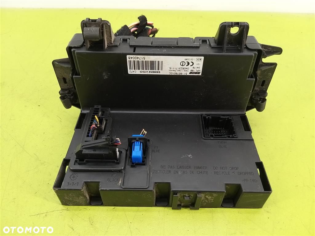 Moduł BSI Sterownik Fiat Panda  II 2003-2013R  SIEMENS VDO 51740048 - 1