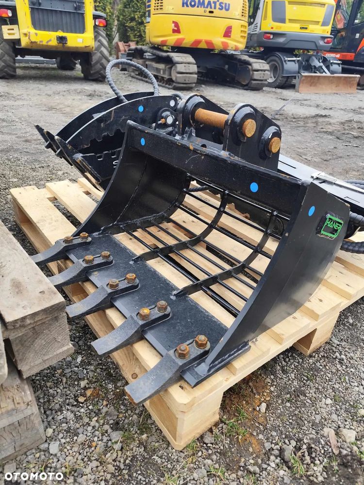 Łyżka szkieletowa ażurowa  przesiewowa przesiewająca sortująca 60cm fi30 do minikoparki NOWA - 2