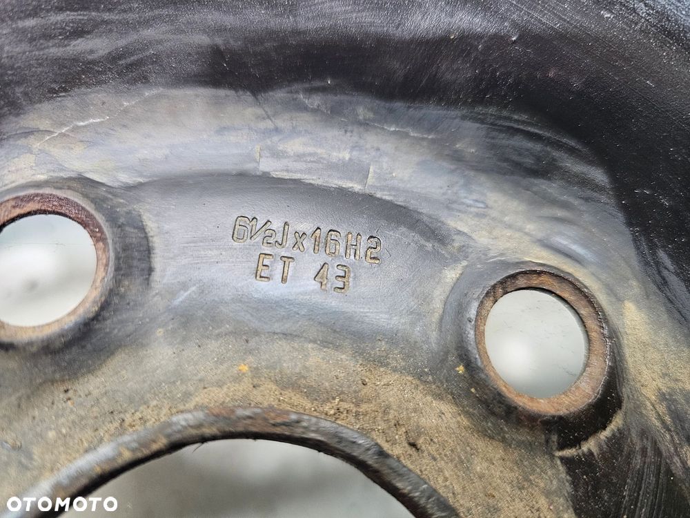 FELGA STALOWA AUDI A3 S3 8V VW SEAT 7.5J R16 ET43 8V0601027A - 6