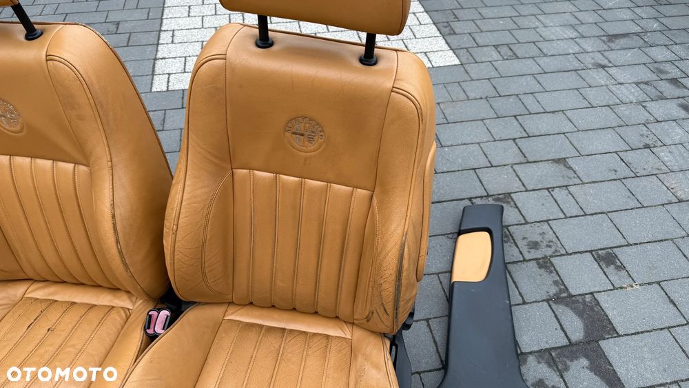 Alfa Romeo 156 Sedan Komplet Skóry Fotele Kanapa EU Tapicerka Podgrzewane - 11