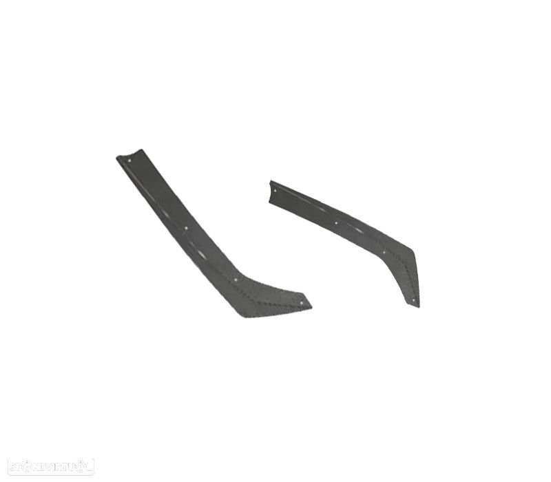 SPLITTER TRASEIRO BMW G30 G31 17-20 LOOK ROCK CARBONO - 2