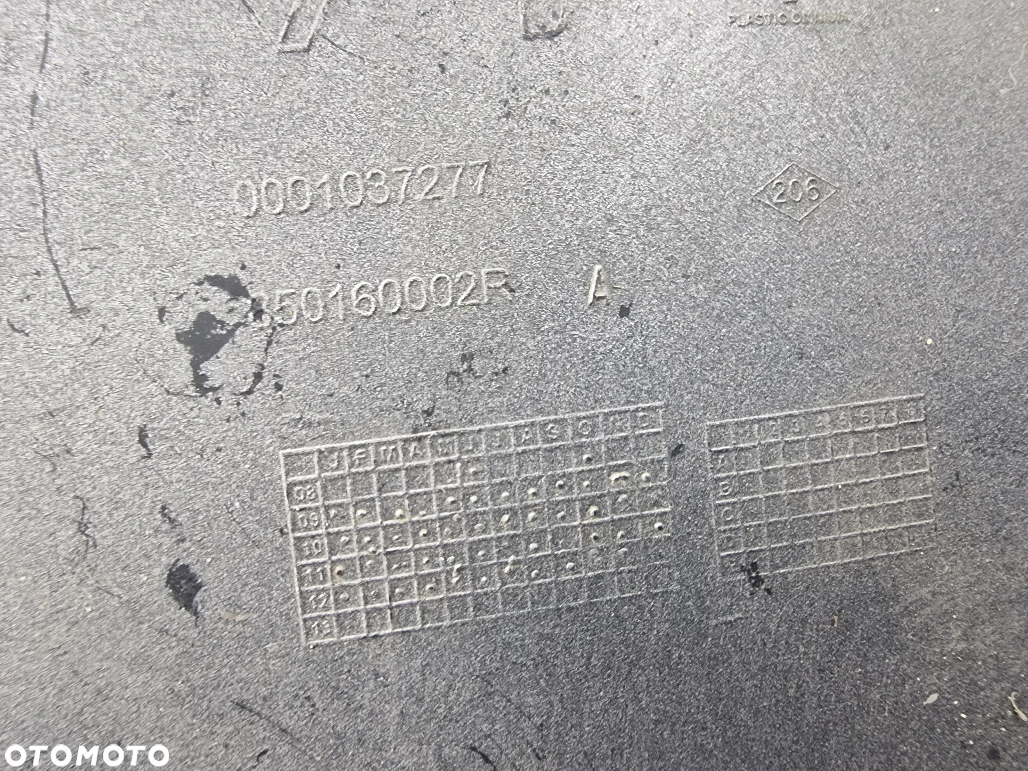RENAULT MEGANE 3 III LIFT KOMBI 08-16 BOCZNA CZĘŚĆ / NAROŻNIK PRAWY ZDERZAKA TYLNEGO TYLNIEGO TYŁ , NR 850160002R , NR AUKCJI BZ45 - 9