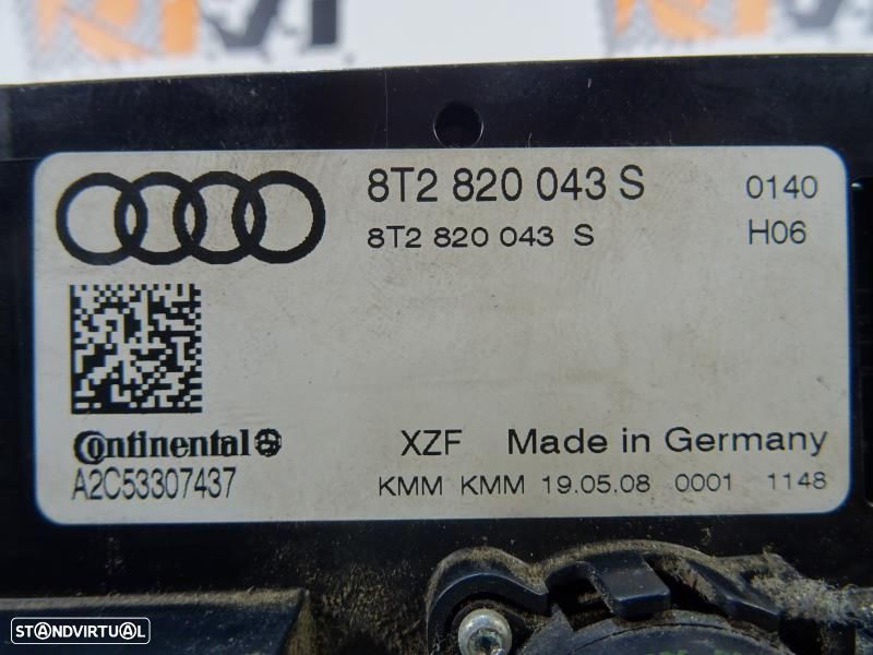 Climatronic / Comando Sofagem / Chaufagem Audi A4 (8K2, B8)  8T2820043 - 5