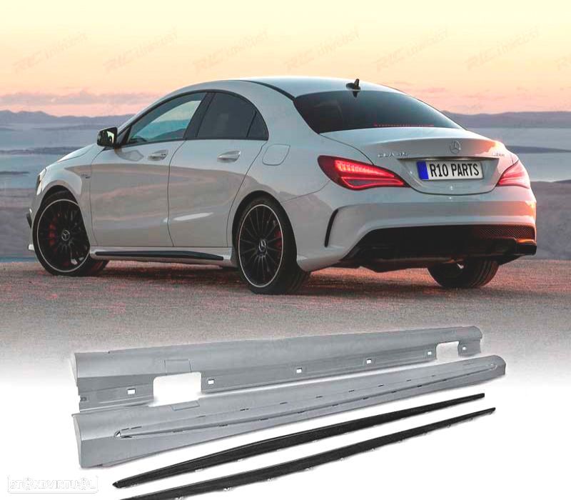 EMBALADEIRAS MERCEDES W117 C117 13-16 LOOK AMG - 1