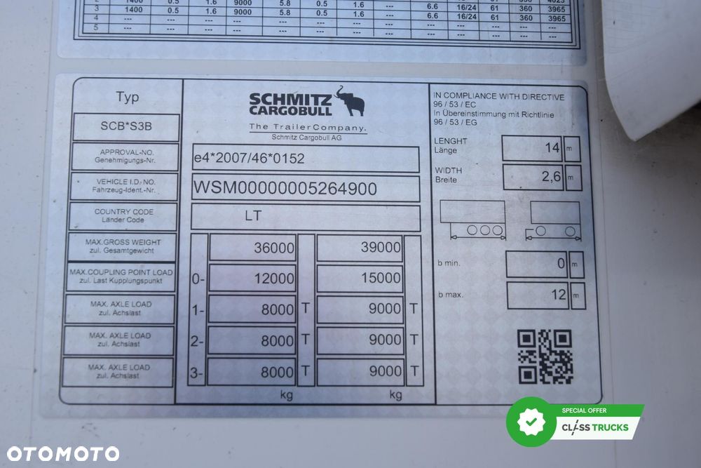 Schmitz Cargobull SKO Double Deck FP 60 ThermoKing SLXi 300 - 15