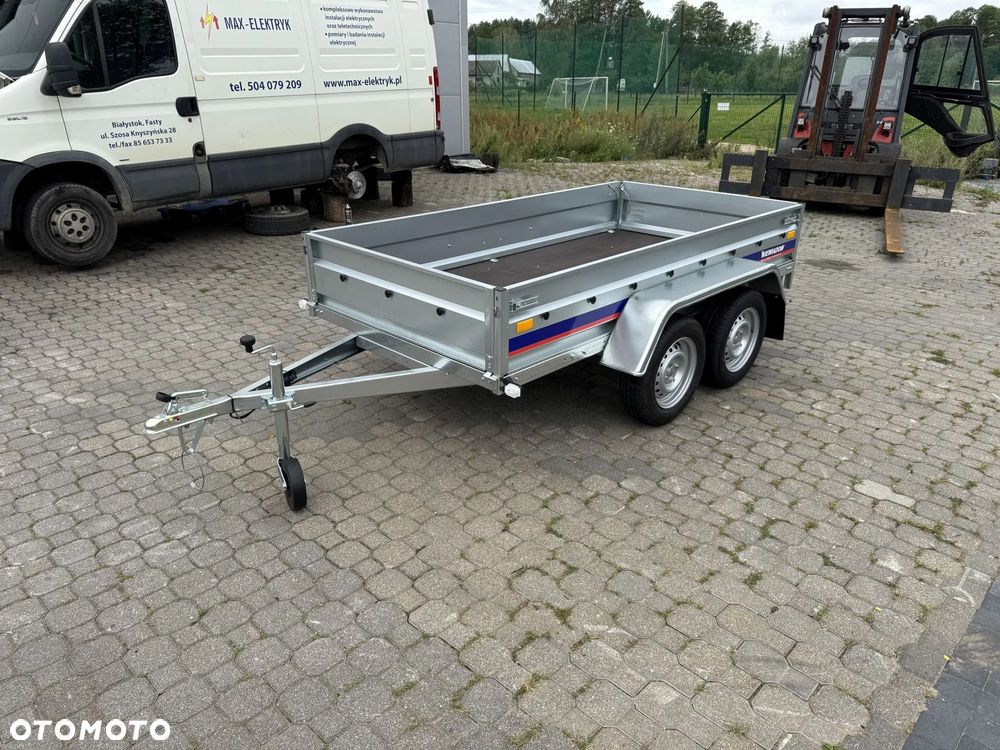 Niewiadów 263x132cm nowa przyczepka dwuosiowa 750kg BEG7527T FV 23% - 3