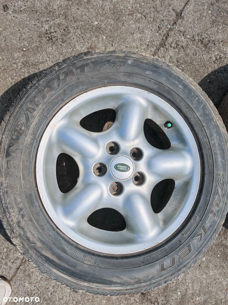 Felgi aluminiowe Land Rover 16” 5x120 + opony 215/65R16 - 2