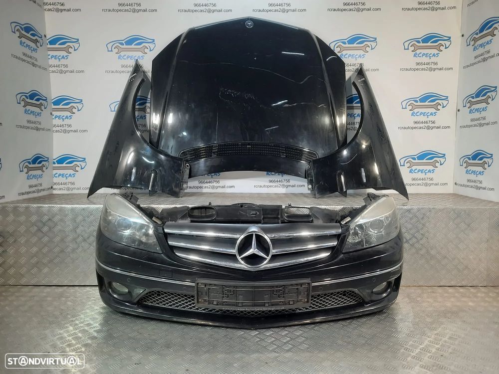 FRENTE COMPLETA MERCEDES BENZ CLC W203 CAPOT PARACHOQUES GUARDA-LAMAS OTICAS RADIADOR VENTILADOR FRENTE FIBRA REFORÇO - 3