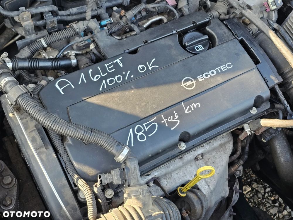 SILNIK SŁUPEK OPEL ASTRA H J INSIGNIA CORSA E 1.6 TURBO 180KM A16LET 185000 km - 3