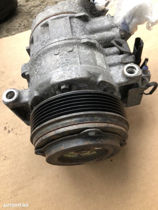 Compresor clima ac 6sbu14c bmw N47N 120 d e88 e90 e60 seria 5 X3 x1 - 1