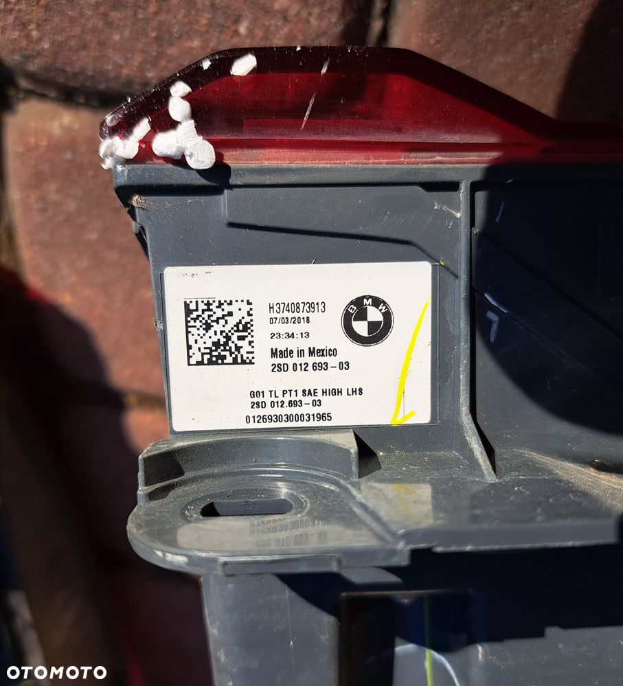 Lampy BMW X3 g01 2018 rok wersja Usa - 3
