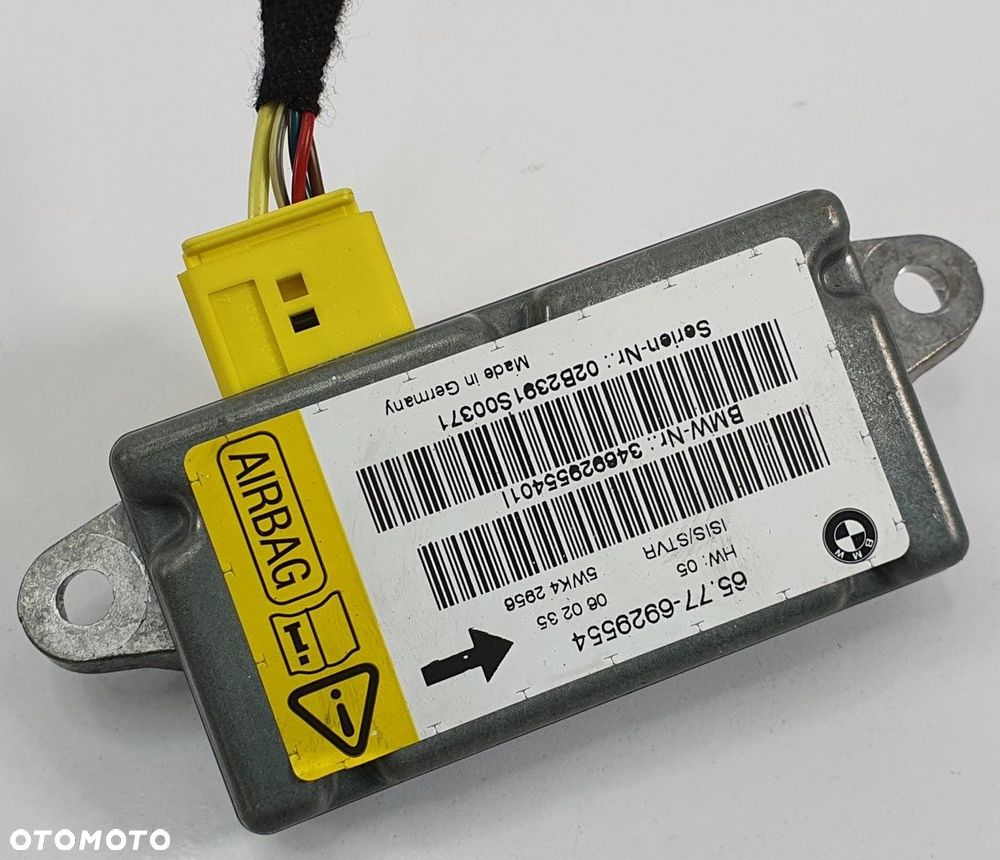 SENSOR AIRBAG PRAWY PRZÓD BMW 7 E65 6929554 - 1