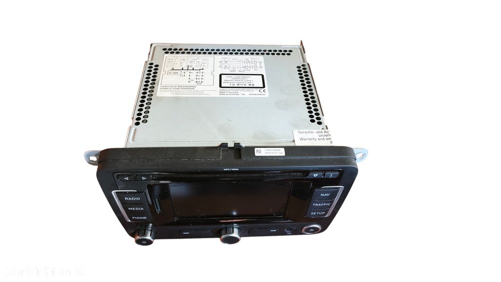 SEAT LEON II 09r RADIO RADIOODTWARZACZ CD NAWIGACJA 5P0035191D - 2