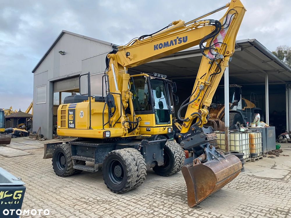 Komatsu PW148 -8, 2015 ROK, KRÓTKI TYŁ, Z NIEMIEC, SERWISOWANA W KOMATSU - 4
