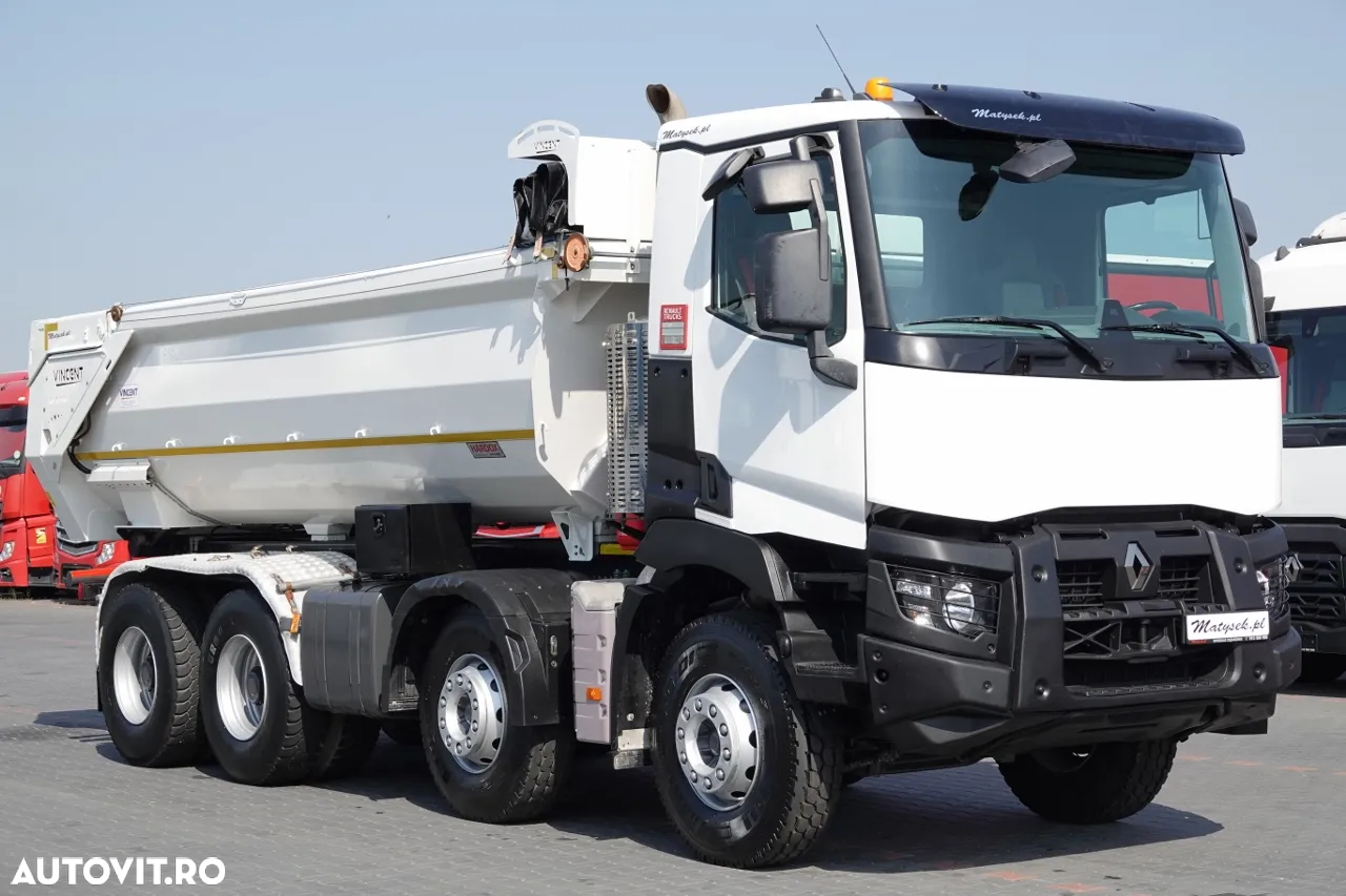 Renault C 480 / 8x4 / BASCULANTE SPATE / HYDROCLAP / 2018 / EURO 6 / - 11