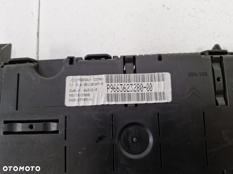 CITROEN C4 PICASSO I 1 1.6 HDI LICZNIK ZEGARY EUROPA 9663623280 - 7