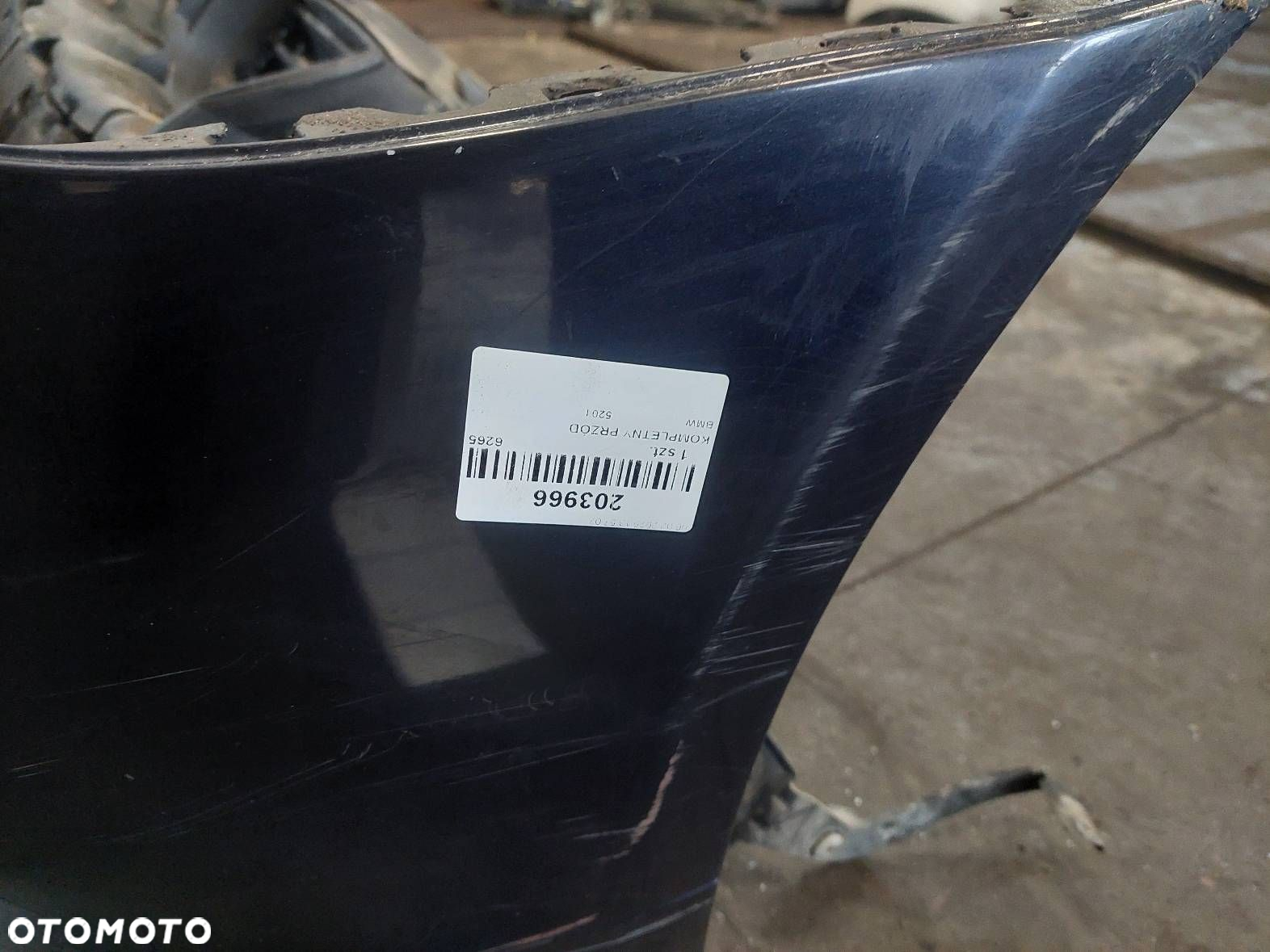 KOMPLETNY PRZÓD MASKA ZDERZAK BŁOTNIKI LAMPY PAS BMW E60 E61 317/5 - 16