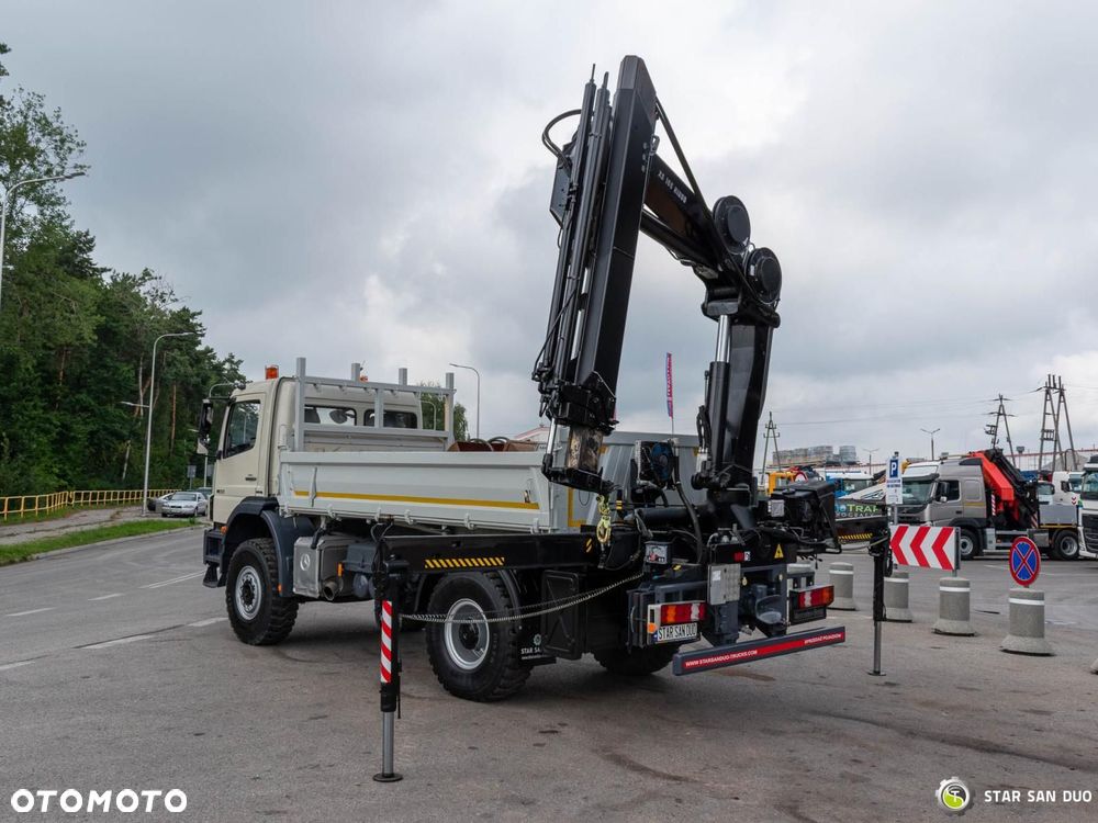 Mercedes-Benz AXOR 1833 4x4 HIAB 166 HDS Żuraw Wywrotka Chwytak - 4