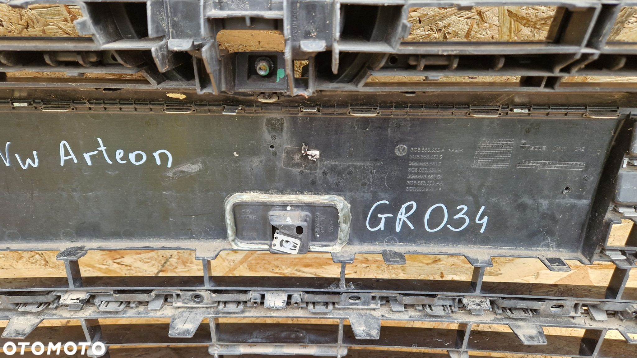 VW ARTEON 3G8853655A ATRAPA GRILL ZDERZAKA PRZÓD - 2
