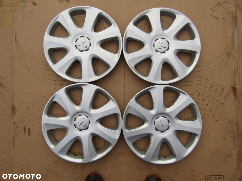 4x Kołpaki Oryginalne 16 Mitsubishi ASX Lancer Outlander 5x114,3 - 15