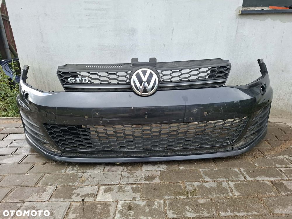 ZDERZAK PRZEDNI PRZÓD VW GOLF VII GTD GRILL - 4
