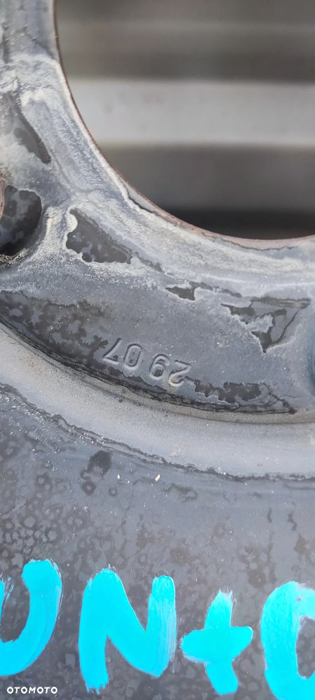 KOŁO DOJAZDOWE ZAPASOWE FELGA STALOWA FIAT PUNTO II 4.00Bx14H ET43 - 2