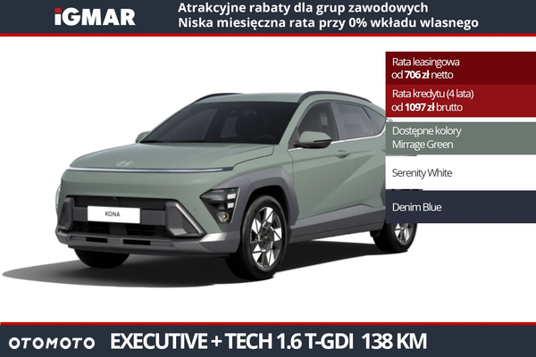 Hyundai Kona 1.6 T-GDI Executive DCT