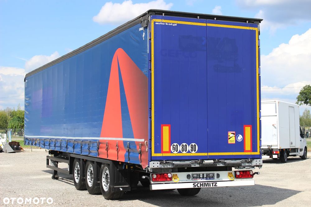 Schmitz Cargobull VARIOS /FIRANKA  /OSIE SCHMITZ / DACH PODNOSZONY/ RAMA OCYNK /SERWIS FR / IDEALNY STAN / - 1