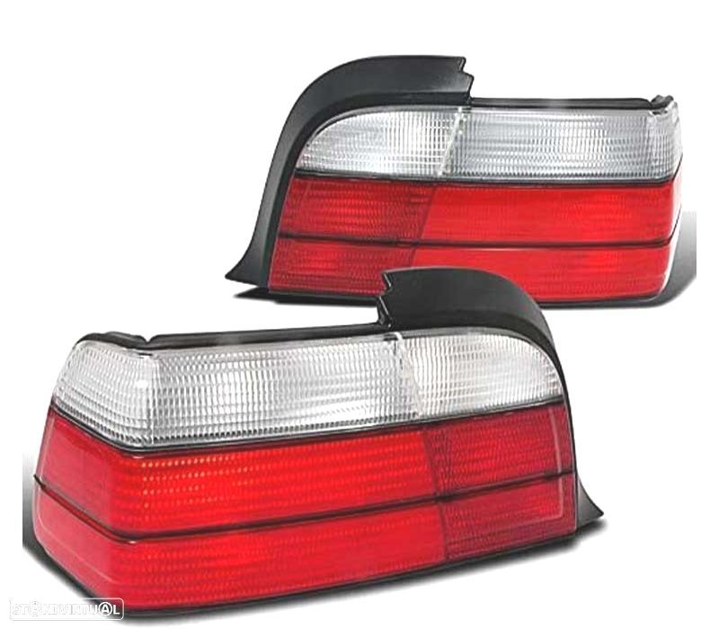 FAROLINS TRASEIROS BMW E36 91-99 SEDAN LOOK M3 - 2
