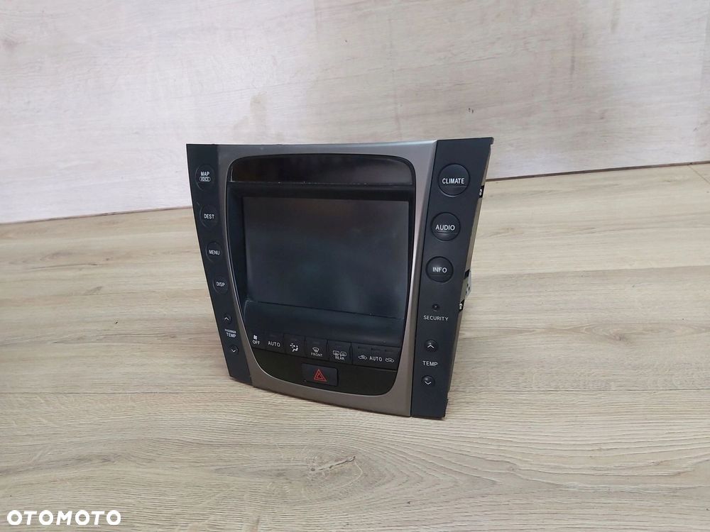 LEXUS GS III radio ekran wyświetlacz panel 86111-30570 - 1