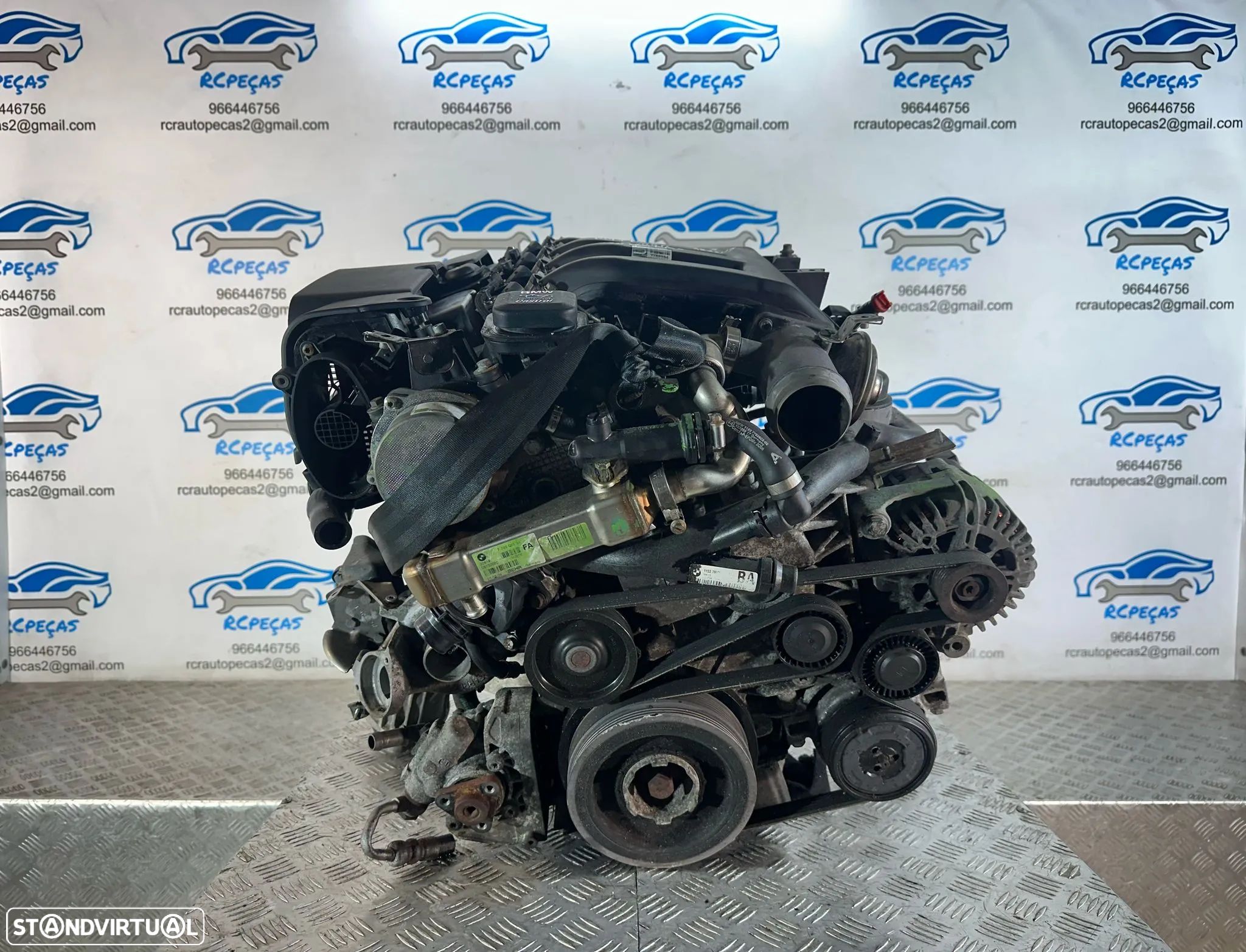 .Motor Completo BMW M47D20 M47 204D4 122cv 16v Diesel Serie 1 3 318d 118d Bosch - 1