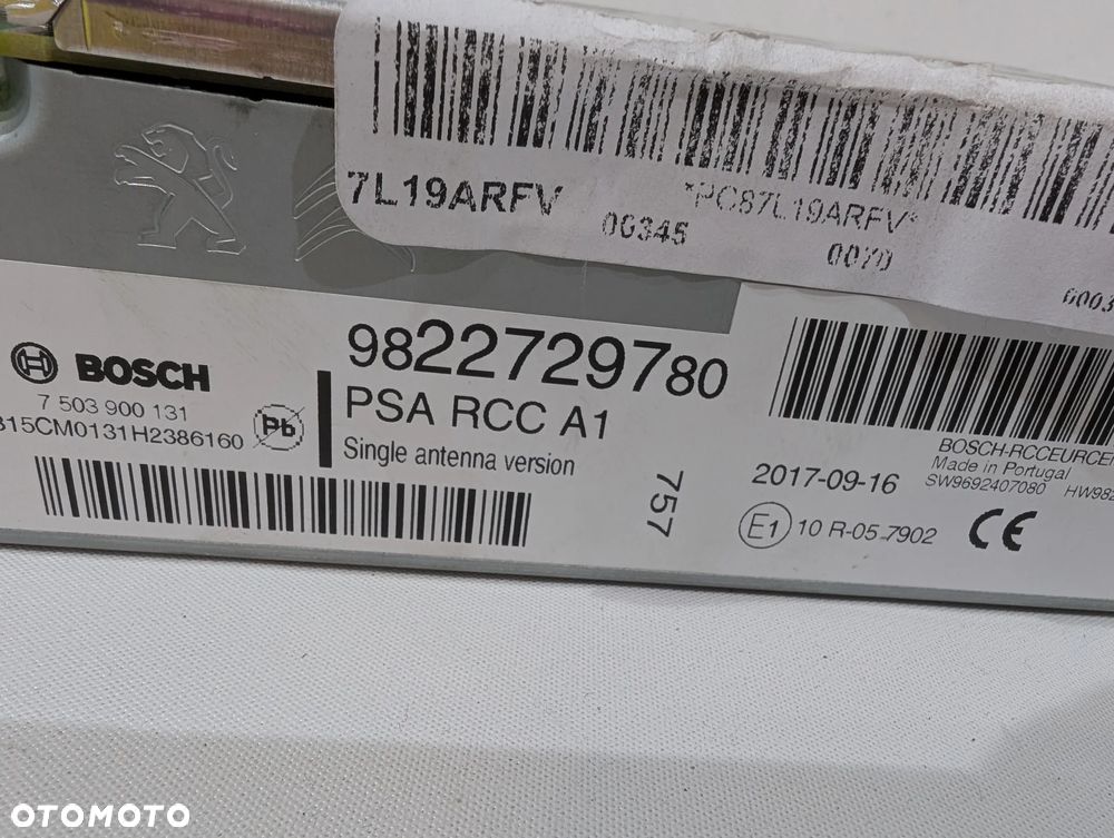 PEUGEOT 2008 208 RADIO NAWIGACJA CZYTNIK 9822729780 9825029180 - 7