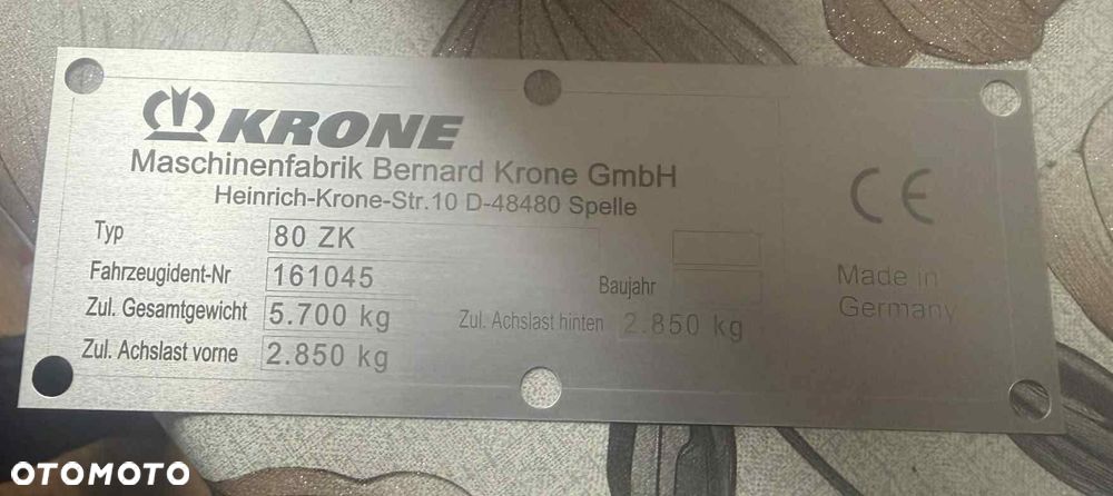 Krone 80 ZK - 18