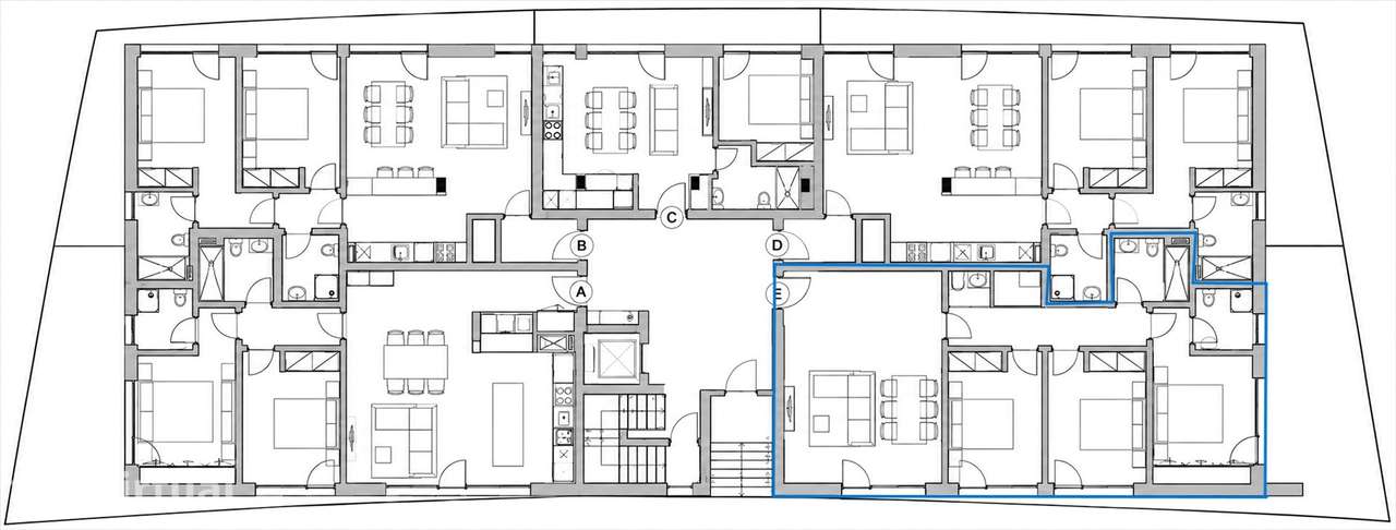 Apartamento T3 Venda em Viseu,Viseu - Grande imagem: 3/4